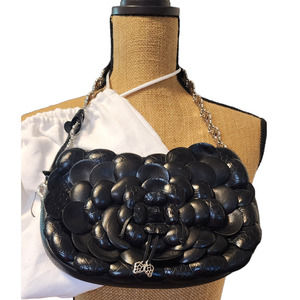 Brighton black leather retired Rosalie purse